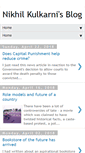 Mobile Screenshot of nikhilkulkarni.in
